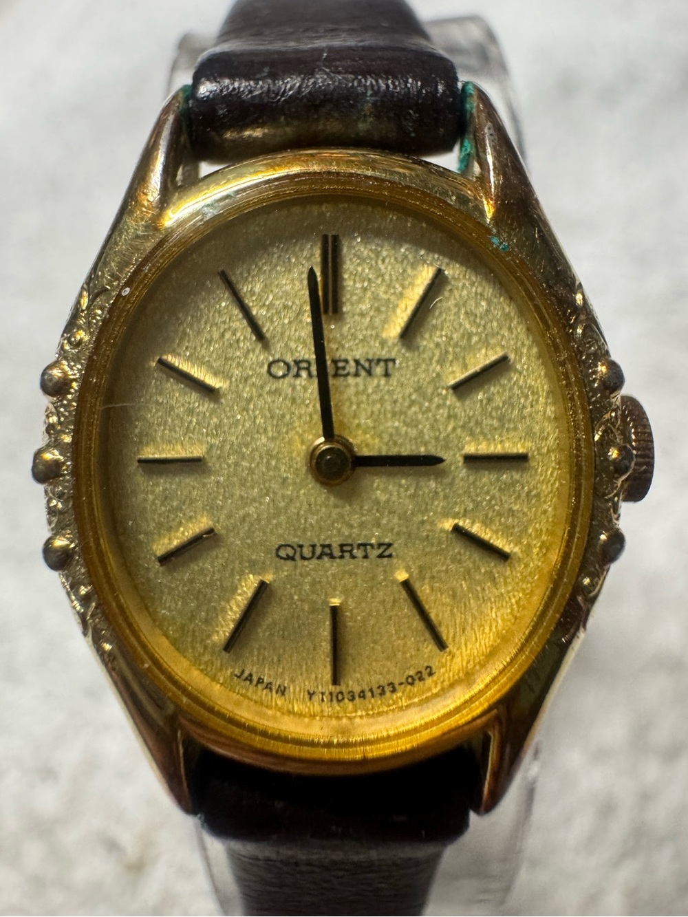 Orient Women's Gold-Tone Quartz Dress Watch